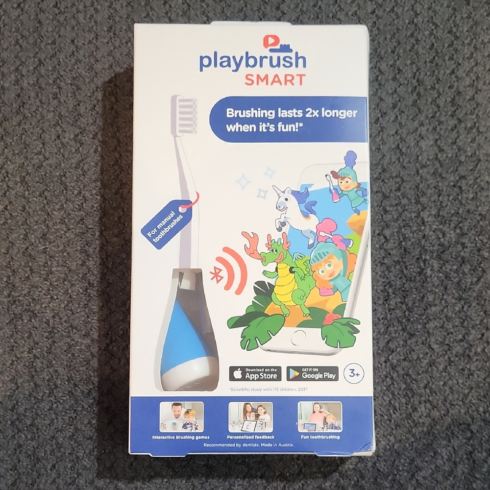 Playbrush Smart: Toothbrush & Bluetooth Attachment In Blue